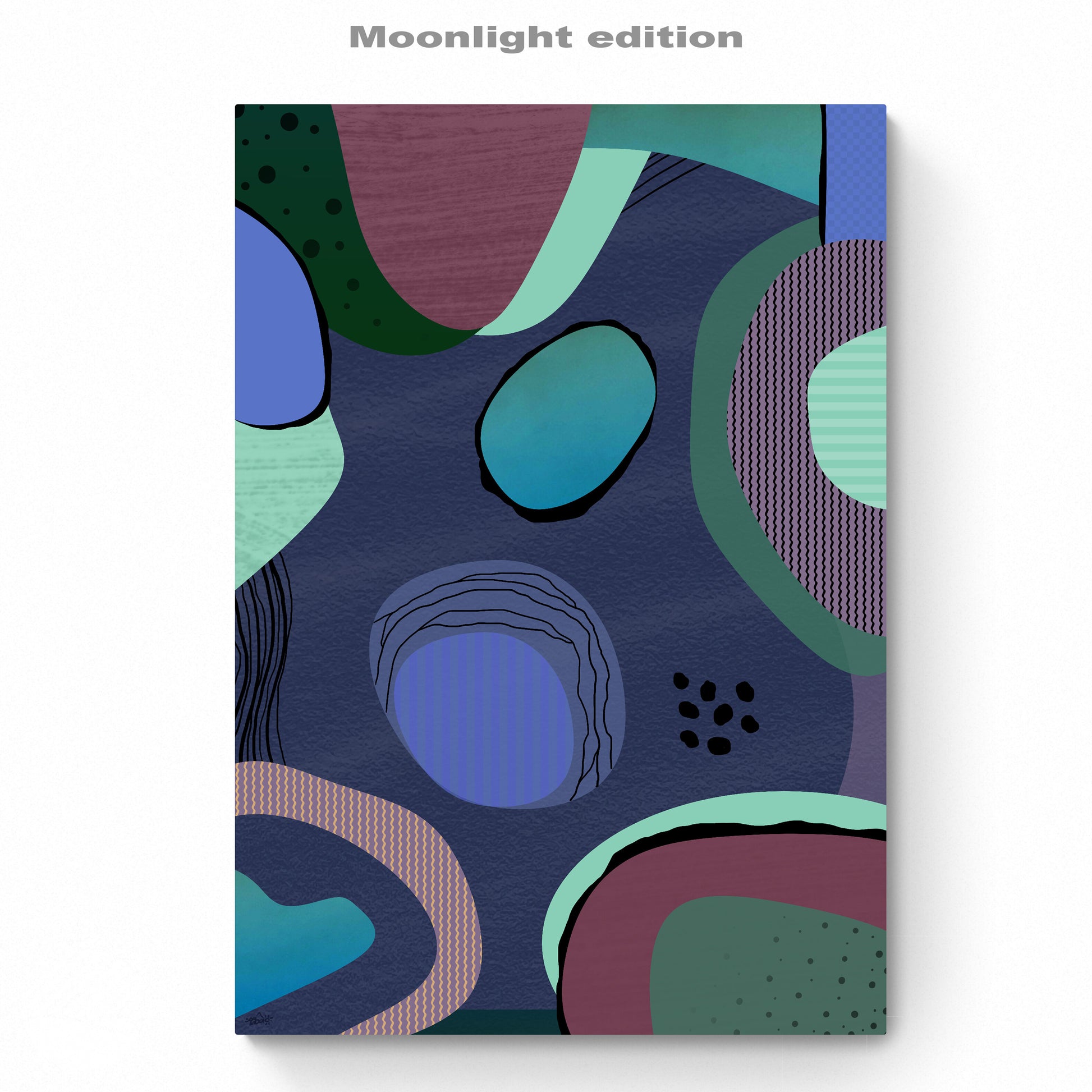 On The Beach art print by SOAL Studio. Moonlight Edition in Display