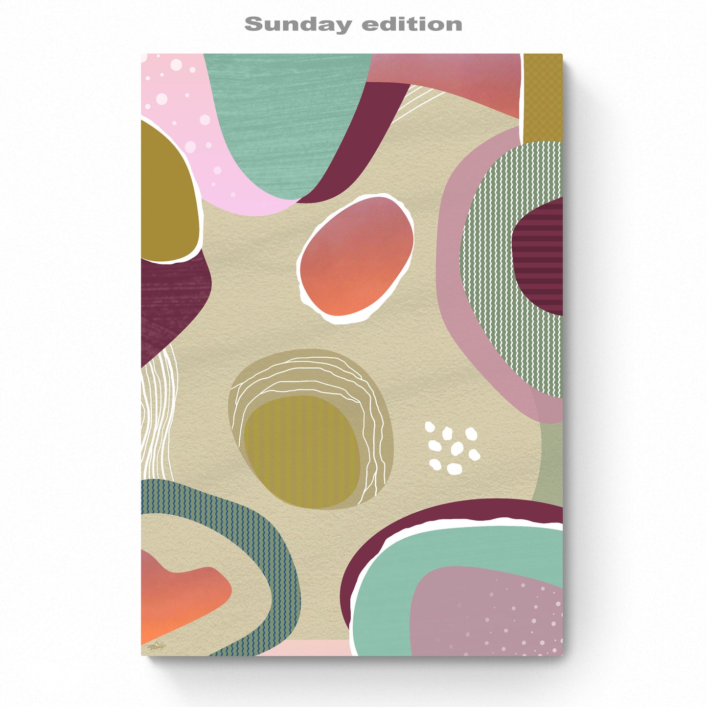 On The Beach art print by SOAL Studio. Sunday Edition in Display