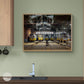 Tram Central in Lisbon photo print by Alantherock - 80cmx60cm in mockup kitchen